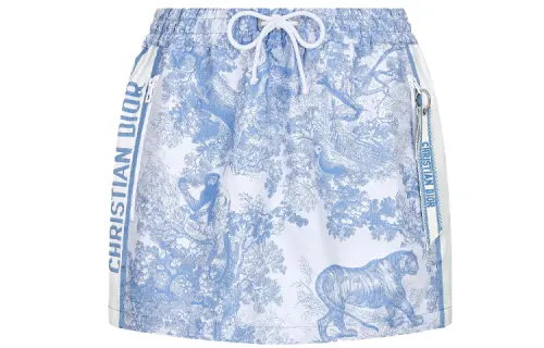 DIOR SS22 Dioriviera Casual Short Skirts Women's Blue