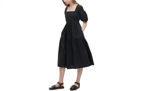 UNIQLO Short Sleeved Dress Women's Black