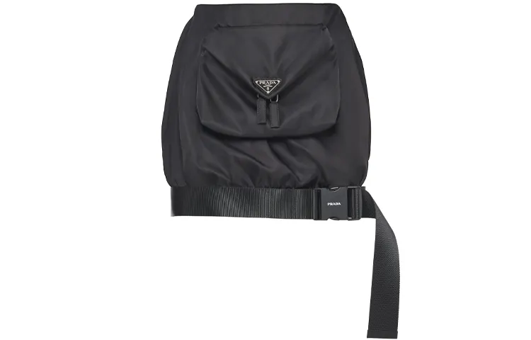 PRADA Casual Short Skirts Women's Black Moderate Short Other