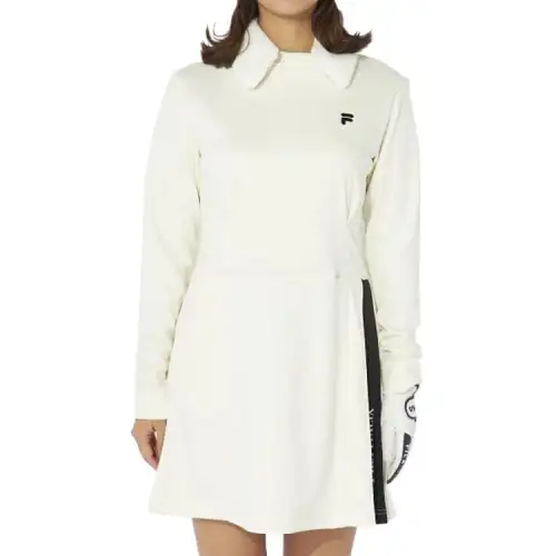 FILA Long Sleeved Dress Women's Ecru