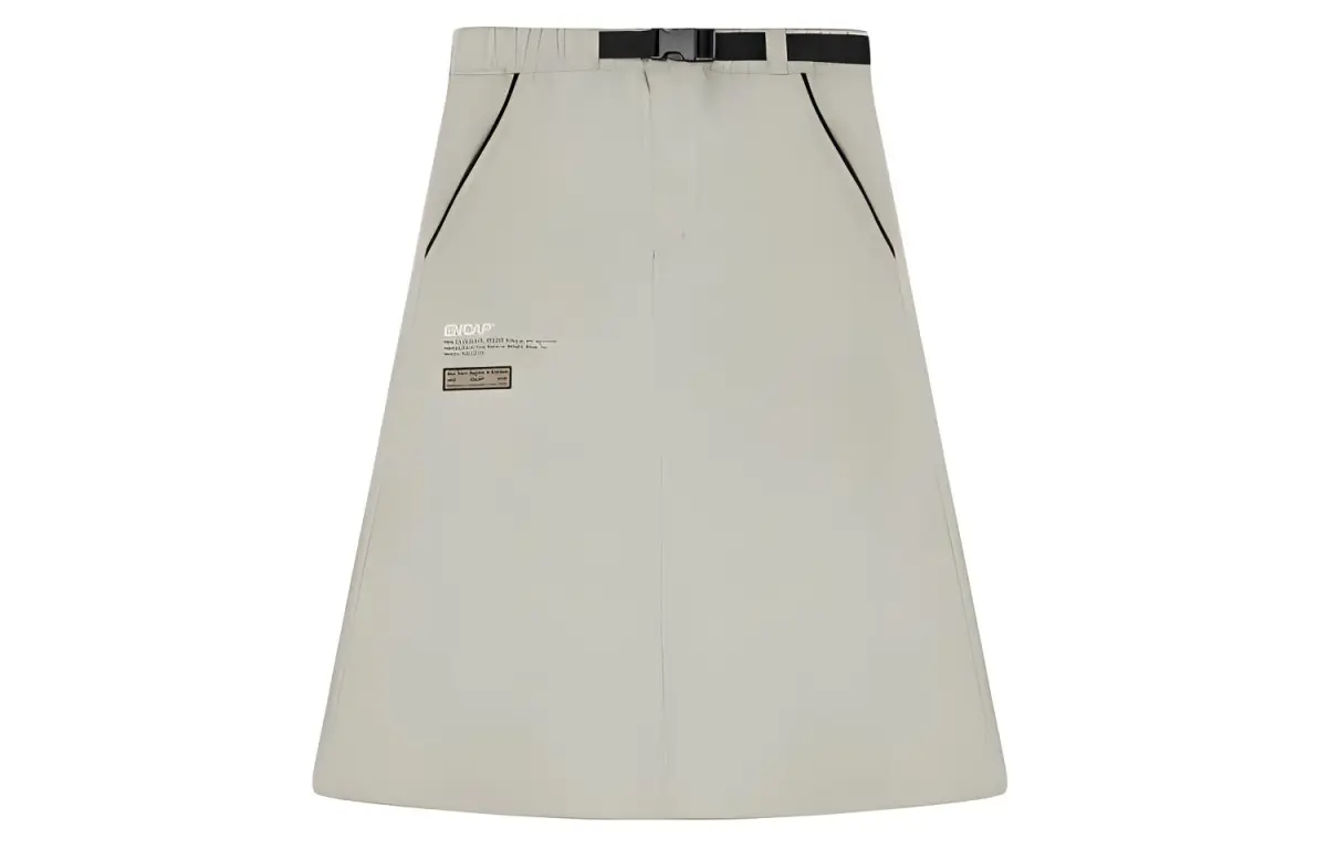 New Balance Casual Long Skirts Women's Ecru Moderate Mid-Length Cargo Skirt
