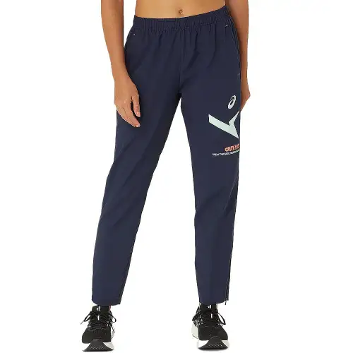 Asics Knitted Sweatpants Women's Blue
