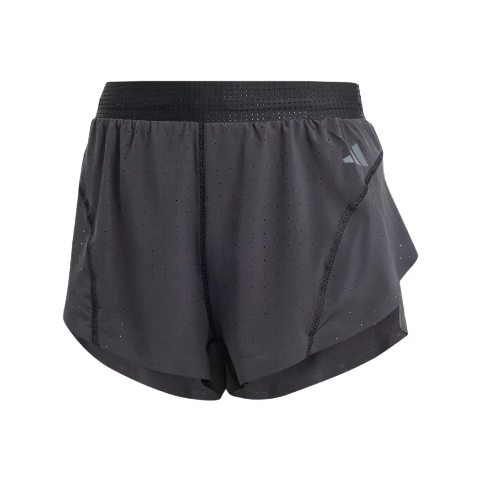 Adidas ADIZERO RUNNING SPLIT SHORTS Casual Shorts Women's Black