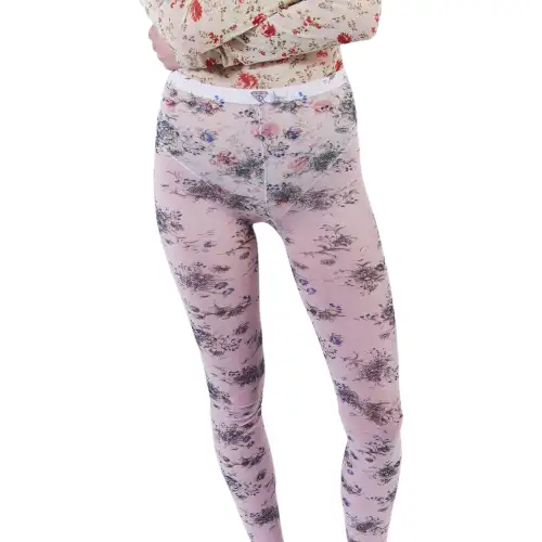 PRADA FW24 Leggings Women's Pink