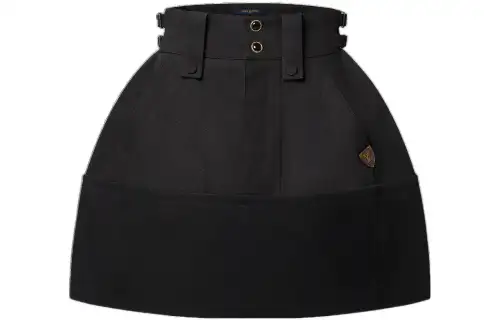 LOUIS VUITTON Casual Short Skirts Women's Black
