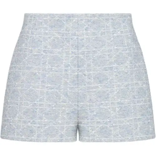 DIOR Casual Shorts Women's Sky Blue