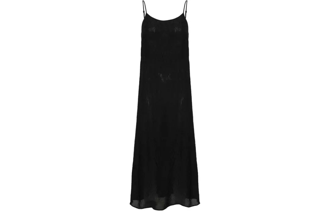UMA WANG Scoop Neck Midi Slip Dress