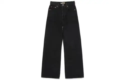 Levis Logo Patch Wide-Leg Jeans