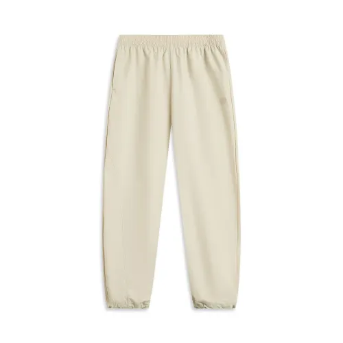 Li Ning Sports Trendy Collection Knitted Sweatpants Women's Coast Gray