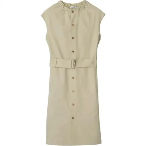 Burberry FW24 Sleeveless Dress Women's Gypsum