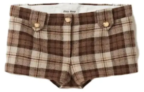 MIU MIU Casual Shorts Women's Brown