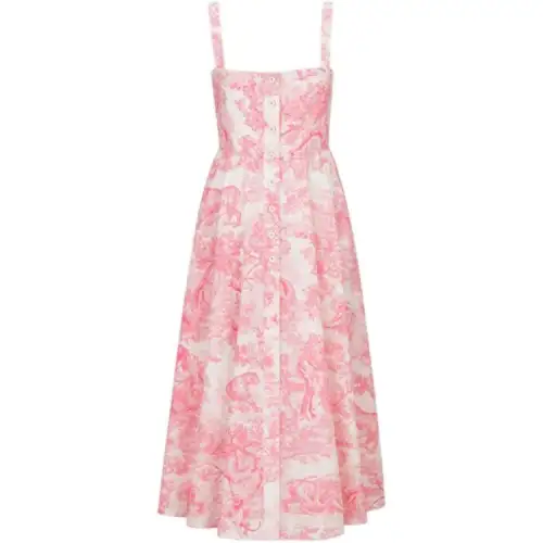 Christian DIOR All Over Printed Sleeveless Dress