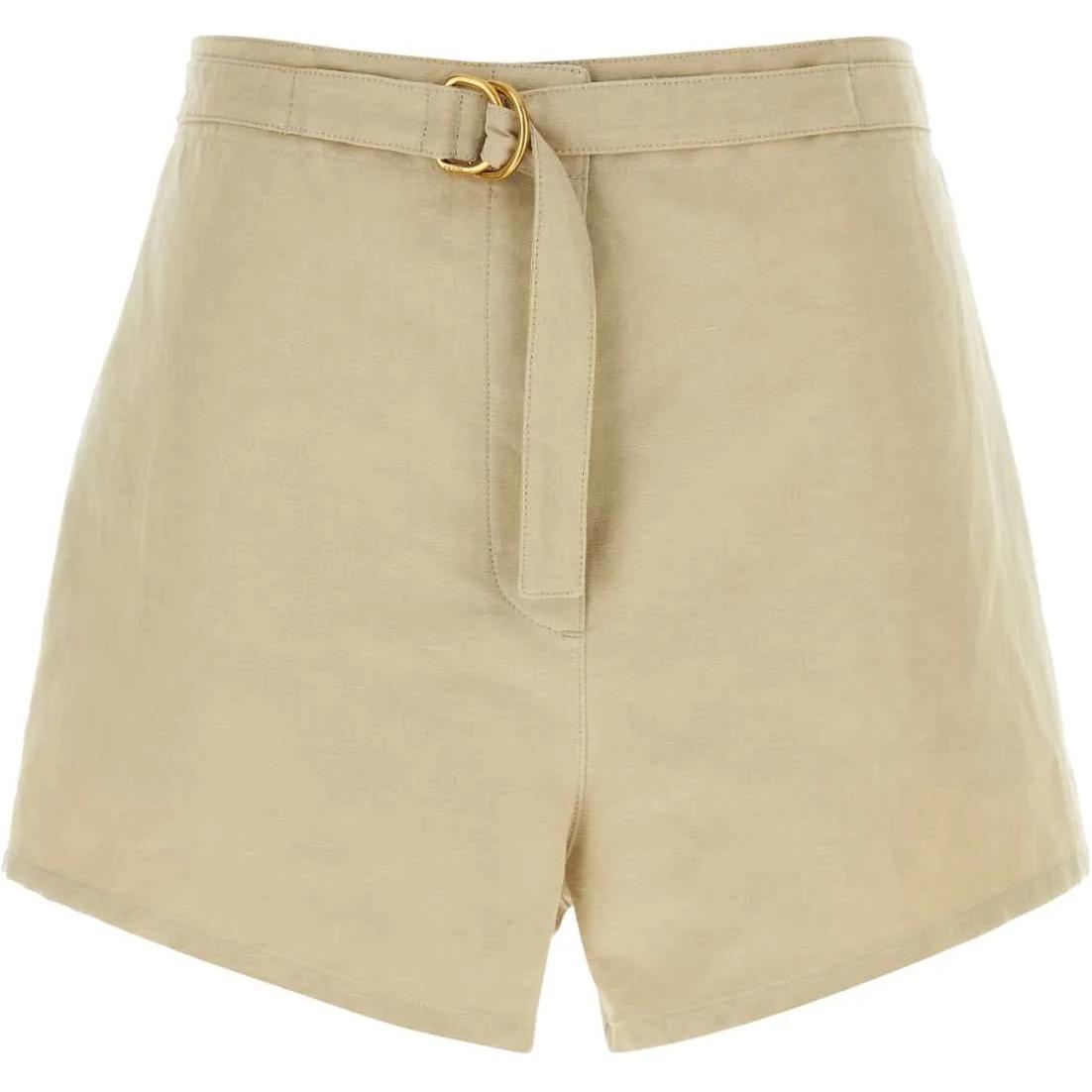 PRADA Elasticated Waistband Belted Shorts