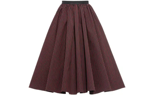 MIU MIU SS21 Casual Long Skirt Women's Red