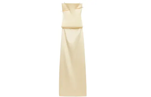 Loewe Pin open-back silk maxi dress