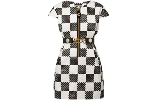 LOUIS VUITTON Bubble Damier Xxl Detail Dress