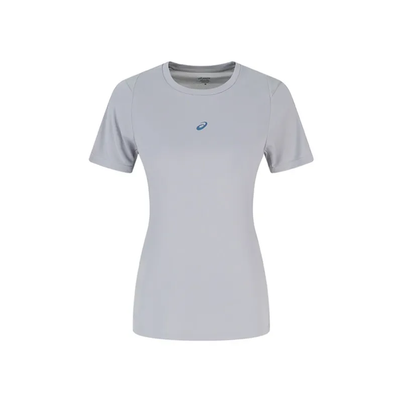 ASICS T-Shirts Women's Gray Crew Neck Moderate Other