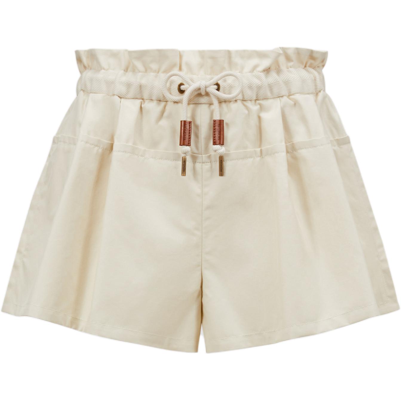 Женские шорты Moncler Flared Shorts (белые)