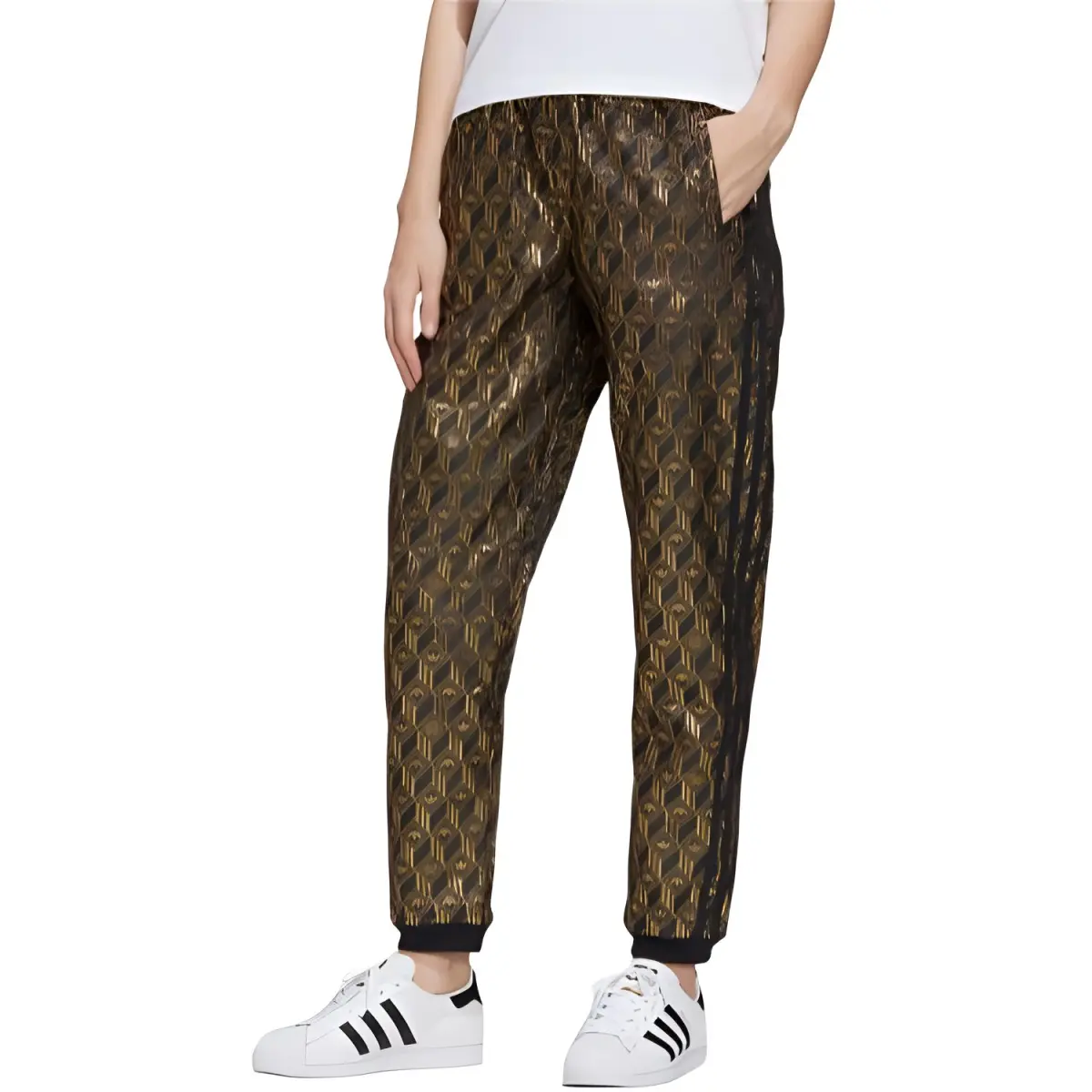 Adidas Originals SUPERSTAR Knitted Sweatpants Women's Black