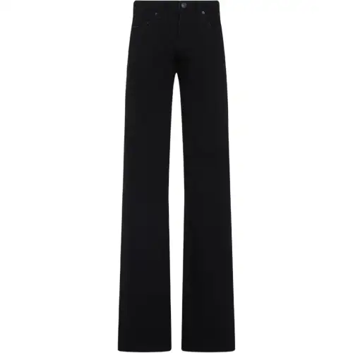 Balenciaga Logo Patch Fitted Low Waisted Jeans