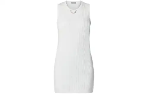 LOUIS VUITTON Ribbed Knit Tank Dress