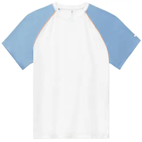 FILA T Shirts Men's White Crew Neck Moderate Straight Fit