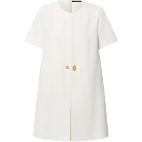 LOUIS VUITTON Anchor Button A Line Dress