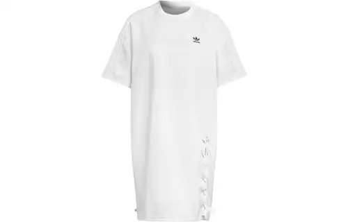 Adidas Originals Short Sleeved Dress Women's White
