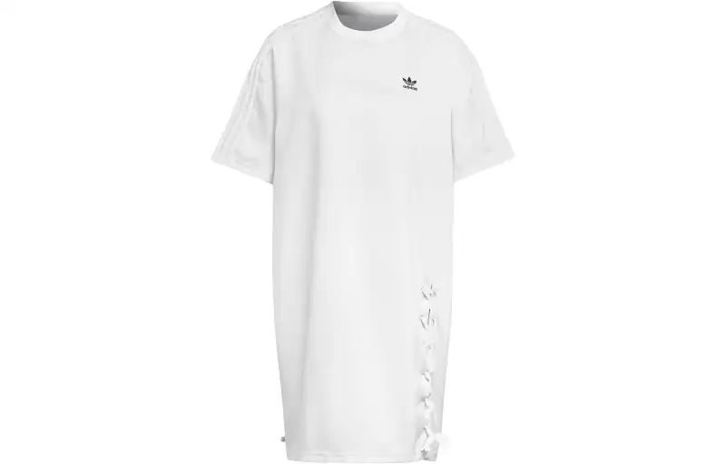 Adidas Originals Short Sleeved Dress Women's White