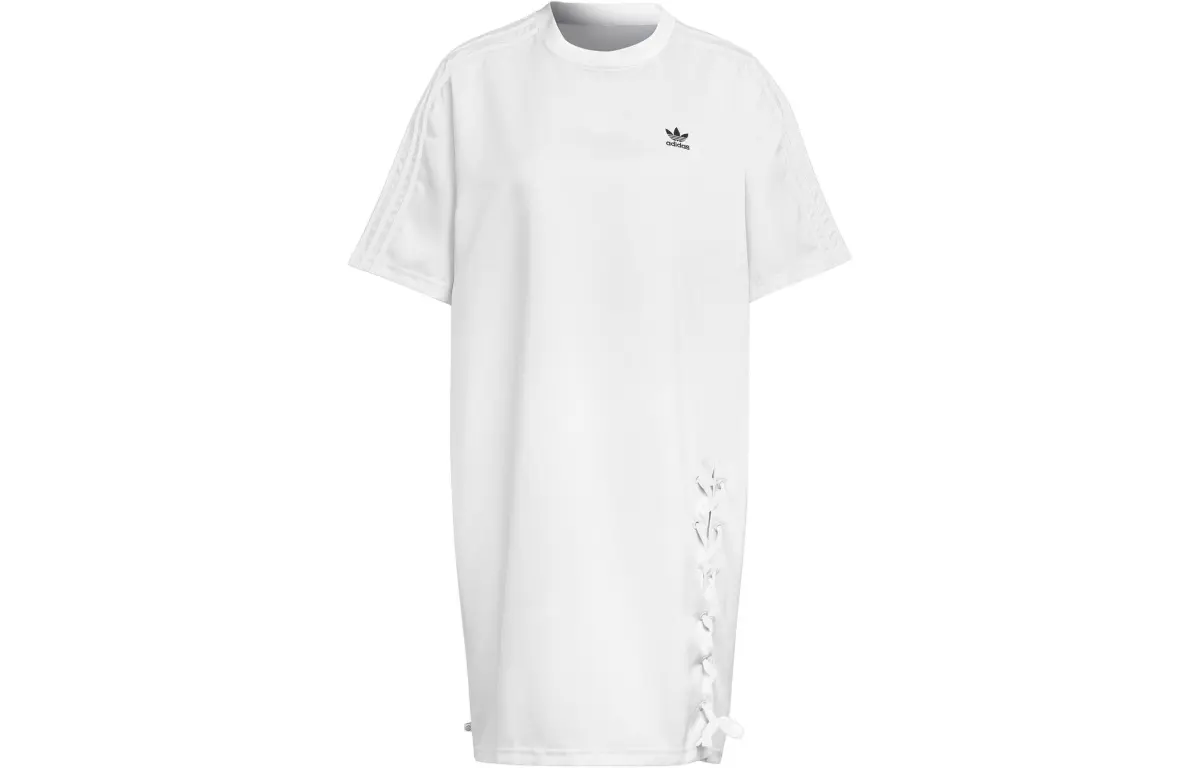Adidas Originals Short Sleeved Dress Women's White