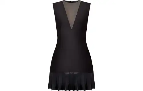 LOUIS VUITTON Fin Flounce Mikado Dress