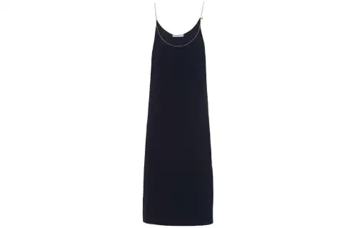 PRADA Chain-link Straps Slip Dress