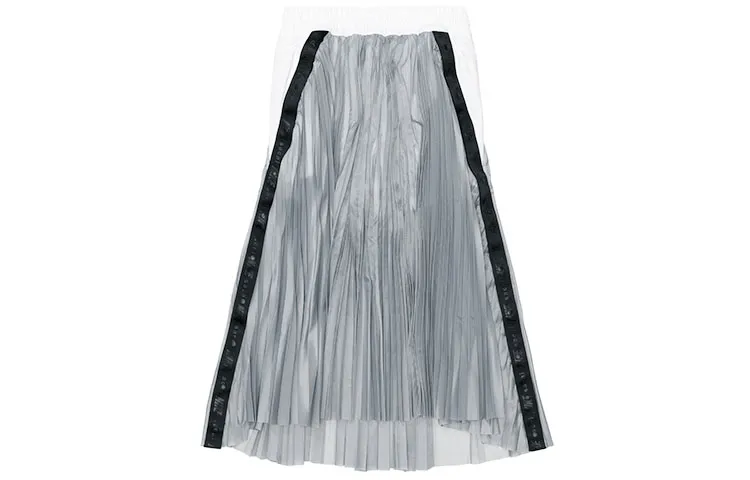 Nike x Sacai Casual Long Skirt Women's Gray