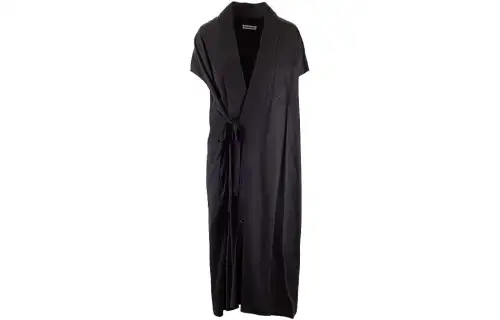 Balenciaga SS23 Short Sleeved Dress Regular Fit Women's Black