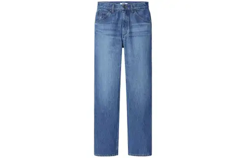 UNIQLO Jeans Women's Sky Blue Moderate Straight Fit Pants
