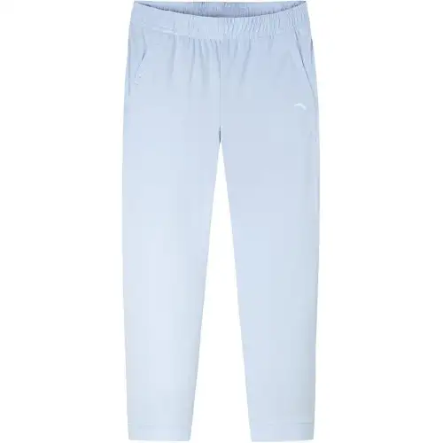 Anta Variety Training Collection Knitted Sweatpants Women's Mirror Blue