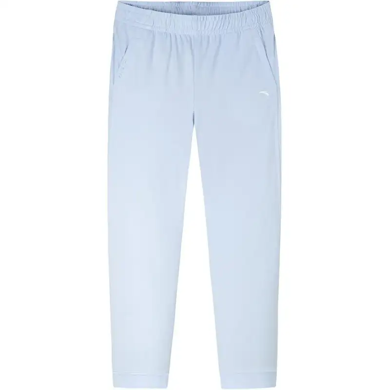 Anta Variety Training Collection Knitted Sweatpants Women's Mirror Blue