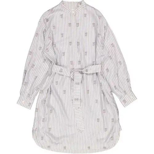 Burberry Long Sleeved Dress Women's Light Blue