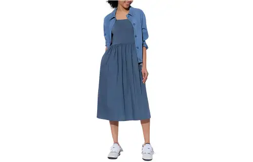 UNIQLO Slip Dress Women's Dark Blue