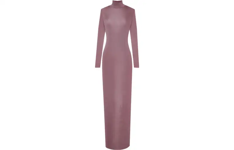 SAINT LAURENT High Neck Knitted Dress