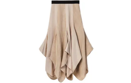 LOEWE Casual Long Skirt Women's Khaki
