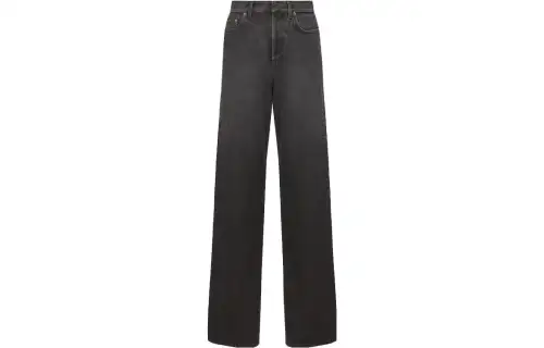 DIOR Jeans Women's Dark Gray Moderate Straight Fit Pants