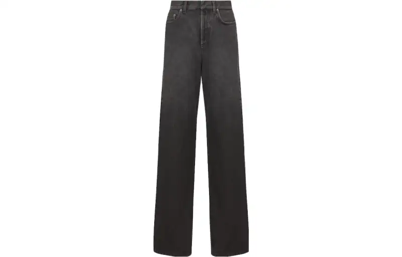DIOR Jeans Women's Dark Gray Moderate Straight Fit Pants
