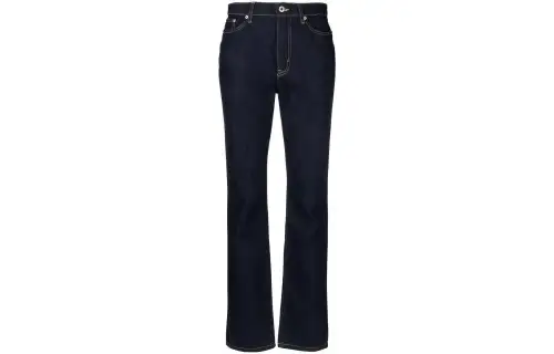 KENZO Asagao Straight Leg Mid Rise Jeans