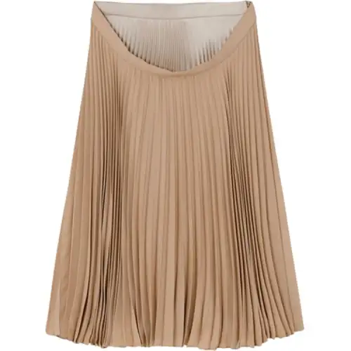 Burberry Layered Pleated Skirt