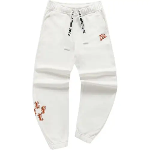 FILA FUSION SS24 Knitted Sweatpants Women's Cloud White