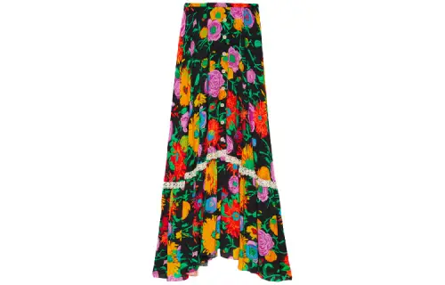 GUCCI X Ken Scott Floral Printed Skirt
