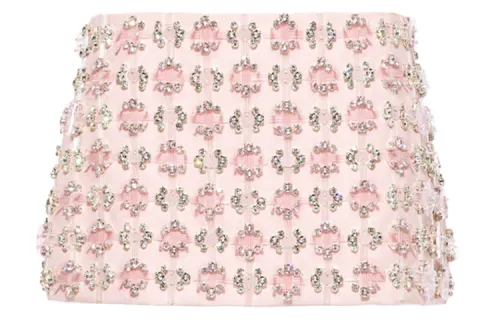MIU MIU SS21 Casual Short Skirts Women's Pink