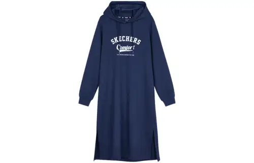 Skechers Colorful Long Sleeved Dress Women's Medieval Blue
