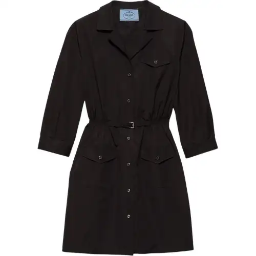Prada Belted Shirt Dress